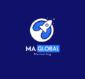 Blue Modern Rocket Startup Logo (1)